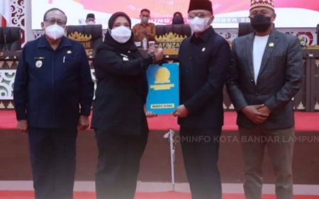 APBD-P 2026, Wali Kota Eva Dwiana Hadiri Rapat Paripurna DPRD Bandarlampung 