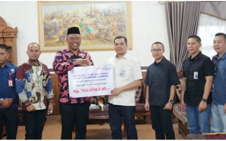Bank Lampung Gelontorkan CSR Rp156 Juta untuk Atasi Sampah di Lampung Tengah