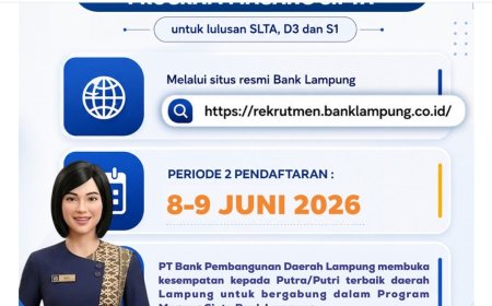 Bank Lampung Buka Program Magang Cipta, Indra Merviana: Bekali Peserta dengan Kompetensi Perbankan