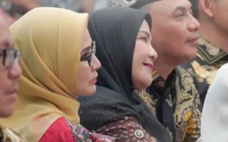 Wali Kota Eva Dwiana Hadiri Pisah Sambut Kajati Lampung