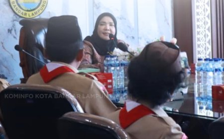 Wali Kota Eva Dwiana Lepas Peserta Jambore Nasional XII di Bandarlampung