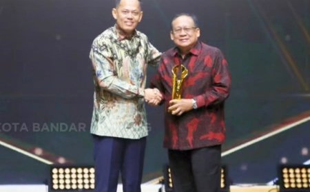 Pemkot Bandarlampung Raih Penghargaan Pemimpin Daerah Awards 2026