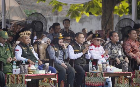 4.000 Linmas Ikuti Kemah Bhakti Satya Linmas di Bandarlampung