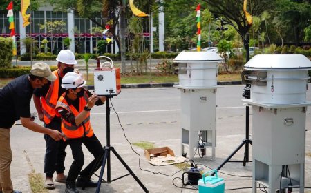 Abu Erupsi Gunung Anak Krakatau, Itera Temukan Partikulat Udara dalam Ruangan Masuk Kategori tidak Sehat 