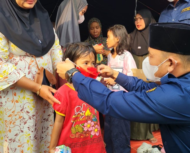 Delapan Hari Posko Waspada Bencana Karang Taruna Salurkan 25 Ribu Masker dan 150 Ribu Liter Air
