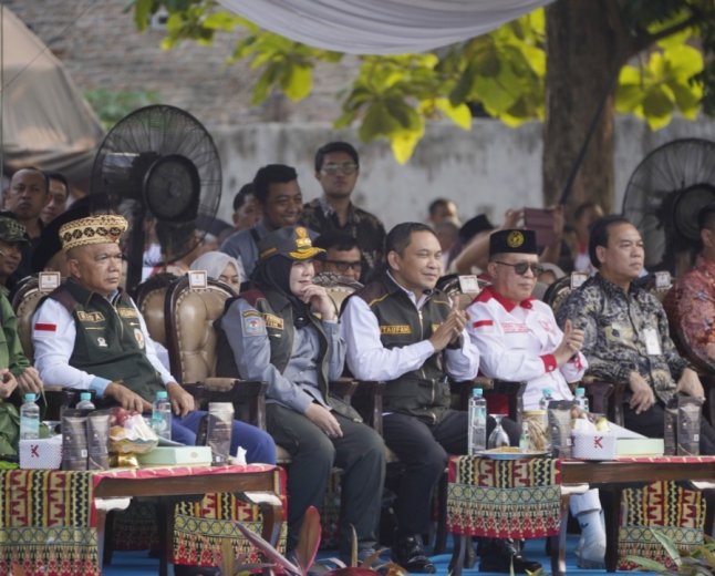4.000 Linmas Ikuti Kemah Bhakti Satya Linmas di Bandarlampung