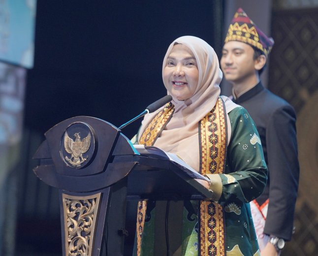 Eva Dwiana Buka MTQ ke-55 Bandarlampung, Tekankan Pentingnya Akhlak Anak