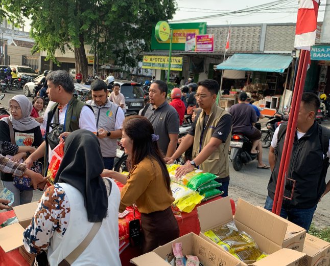 BULOG Lampung Pantau Pasar Tugu, Antisipasi Kenaikan Harga Beras