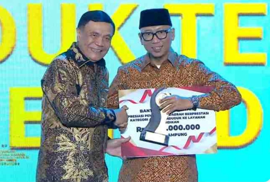 Pemprov Lampung Raih Empat Penghargaan Pemerintah Daerah Berprestasi 2026
