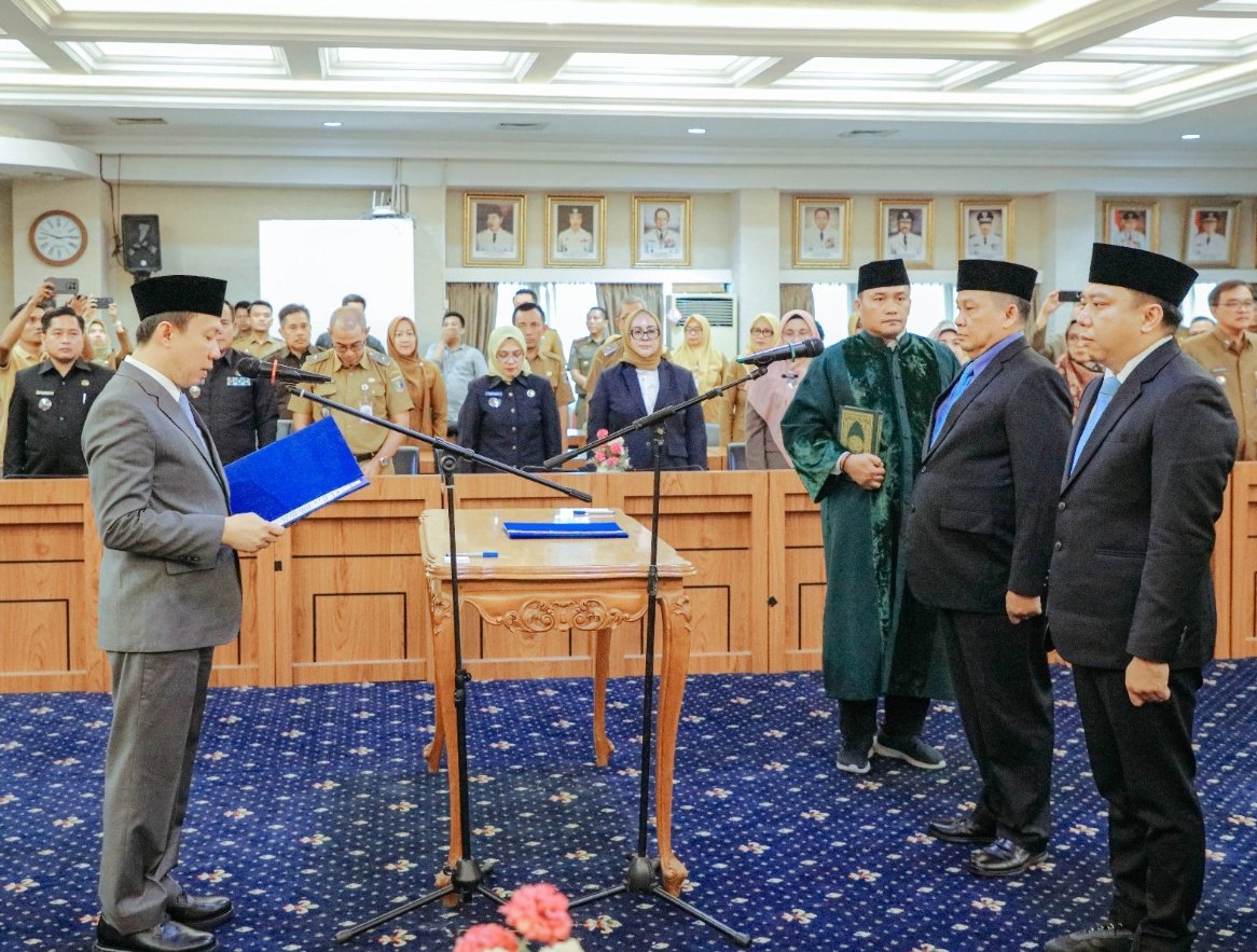Lukman Pura Dilantik Jadi Direktur RSUD Abdul Moeloek