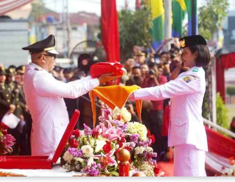 Gubernur Lampung Pimpin Upacara HUT ke-81 Kemerdekaan RI