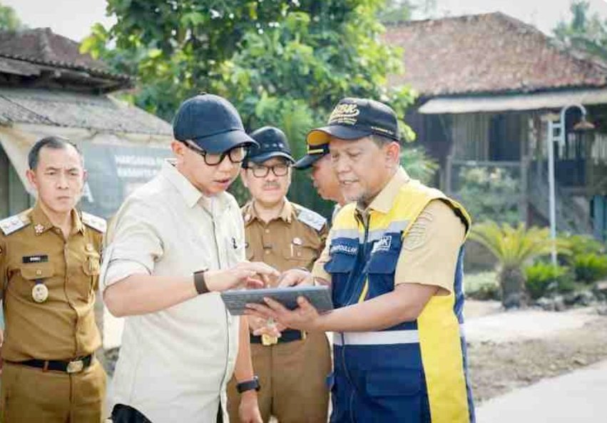 Gubernur Lampung Tinjau Perbaikan Jalan Ketapang–Negara Ratu Senilai Rp 6,8 Miliar