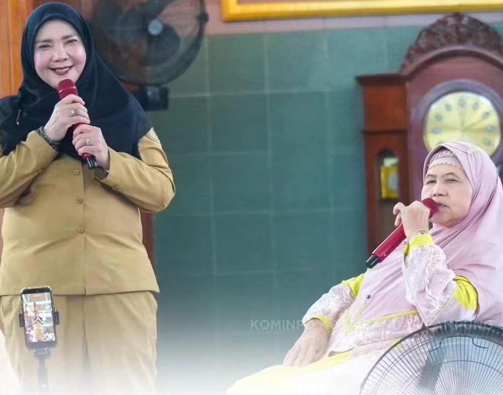 Wali Kota Eva Dwiana Hadiri Tabligh Akbar Mamah Dedeh di Bandarlampung