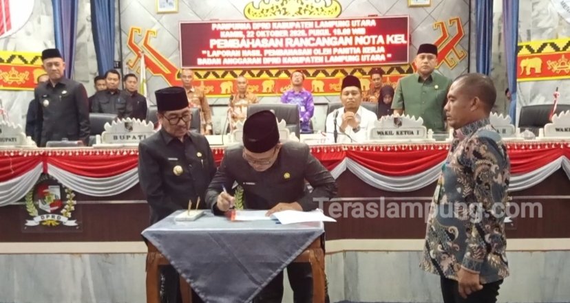Tahun 2027, APBD Lampung Utara Defisit Rp22 Miliar Lebih