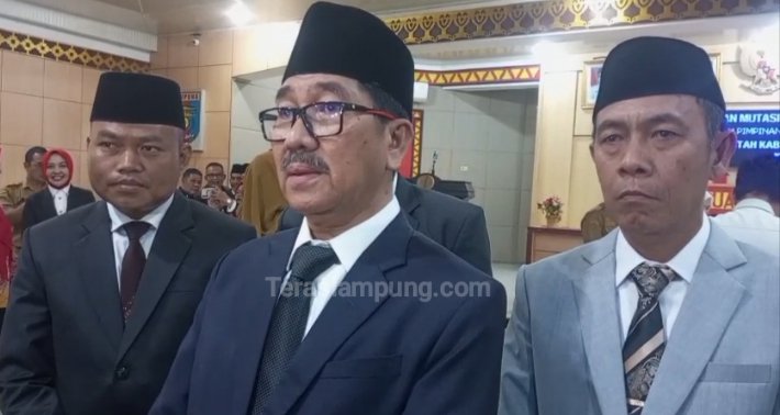 Seleksi Terbuka Kelar, 9 Pejabat Lampung Utara Dilantik 