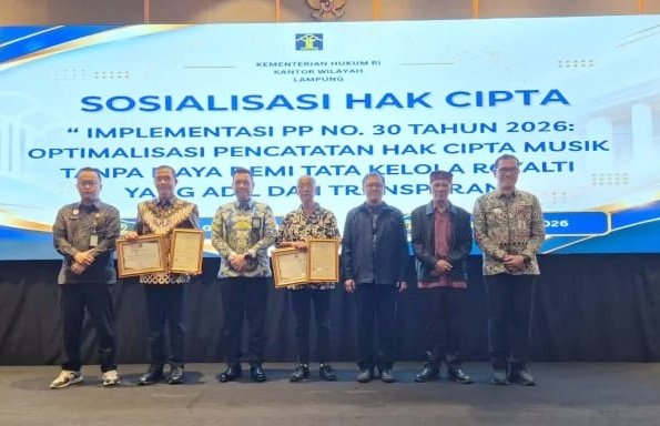 Royalti Lagu dari Lampung Capai Rp 800 Juta, Musisi Didorong Lindungi Hak Cipta