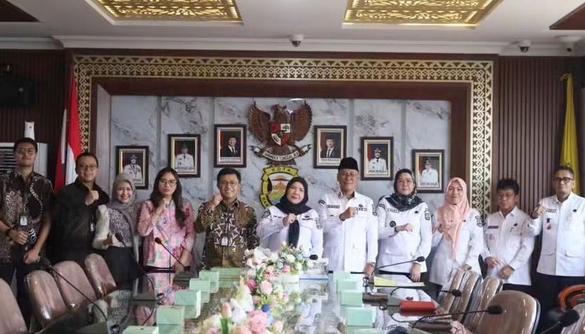 Wali Kota Eva Dwiana Terima Manajemen Baru Bank Mandiri Bandarlampung