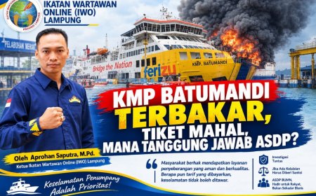 KMP Batumandi Terbakar, Tiket Mahal, Tanggung Jawab ASDP Dipertanyakan