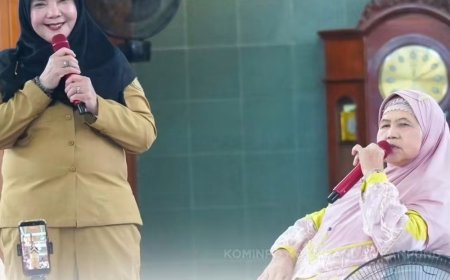 Wali Kota Eva Dwiana Hadiri Tabligh Akbar Mamah Dedeh di Bandarlampung