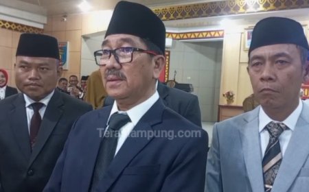 Seleksi Terbuka Kelar, 9 Pejabat Lampung Utara Dilantik 