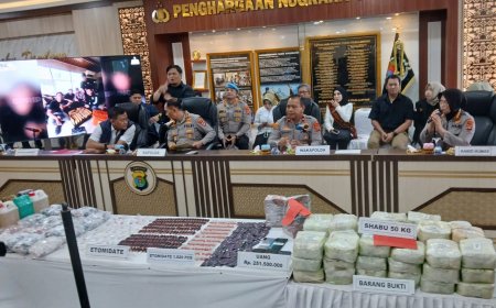Polda Lampung Bongkar Jaringan Narkoba Internasional, Sita 89 Kilogram Sabu