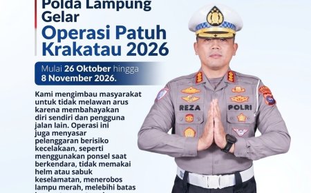 Polda Lampung Kerahkan 702 Personel dalam Operasi Patuh Krakatau 2026