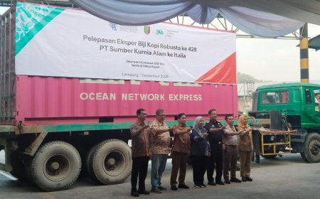 Kopi Robusta Lampung Tembus Pasar Italia, Ekspor 57,6 Ton Senilai Rp 3,51 Miliar