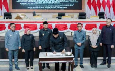 Perubahan APBD Lampung 2026 Disepakati, DPRD Soroti Penyerapan Anggaran