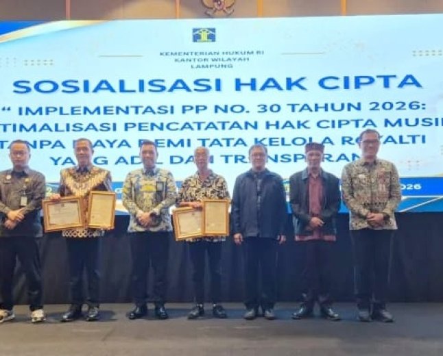 Royalti Lagu dari Lampung Capai Rp 800 Juta, Musisi Didorong Lindungi Hak Cipta