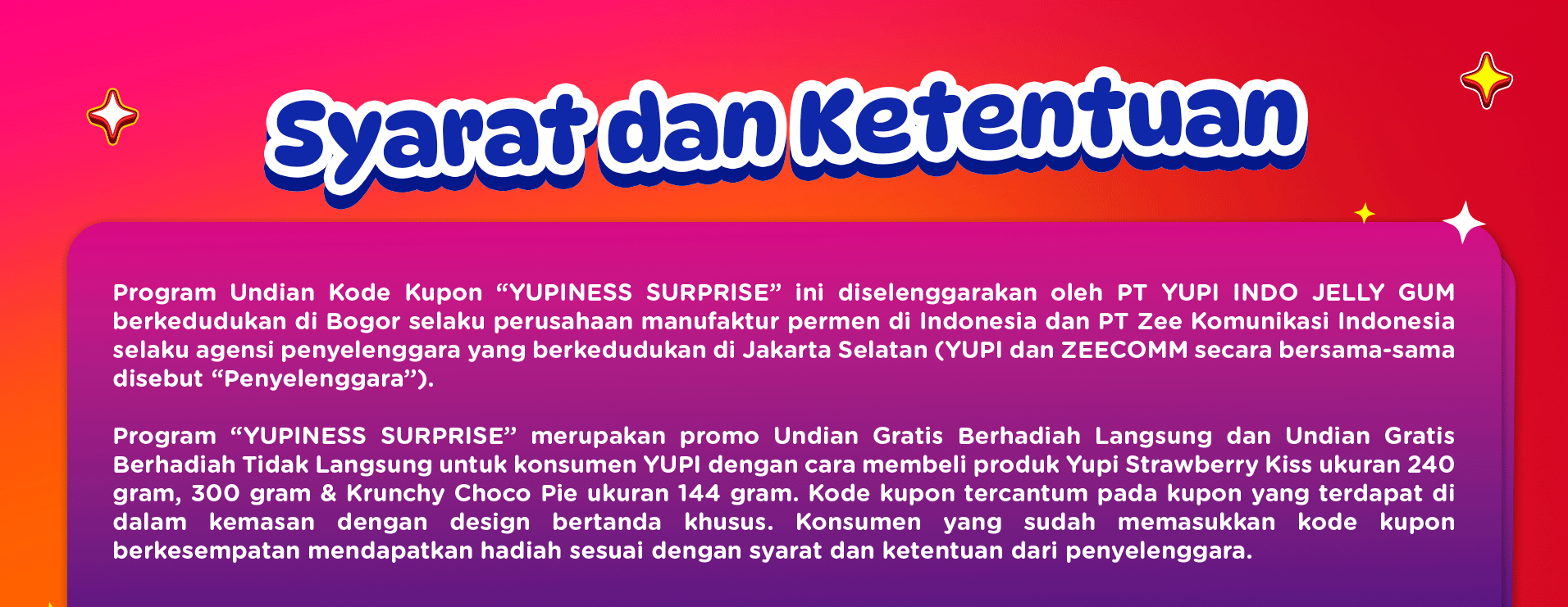 Syarat dan ketentuan promo