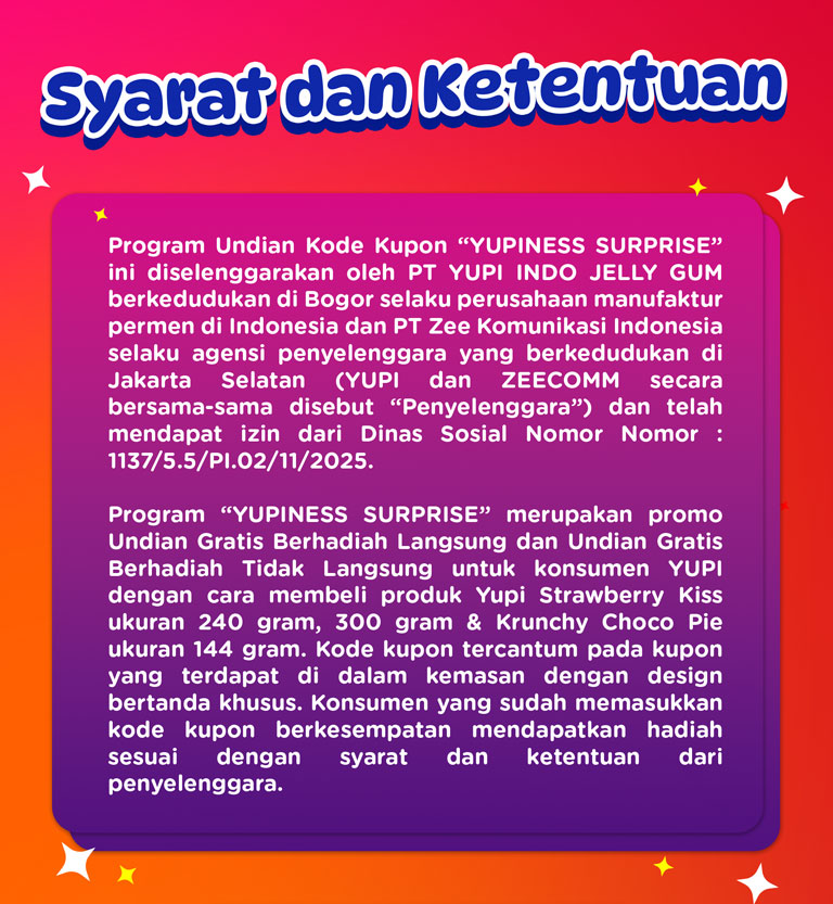 Syarat dan ketentuan promo tampilan mobile