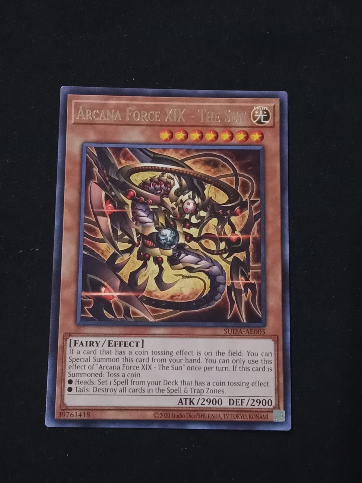 SUDA-AE005 Arcana Force XIX - The Sun Rare