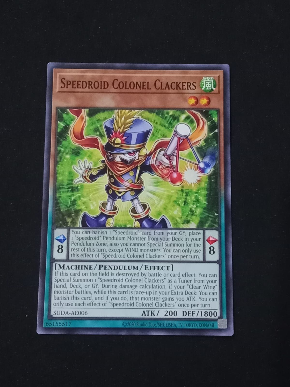 SUDA-AE006 Speedroid Colonel Clackers Common