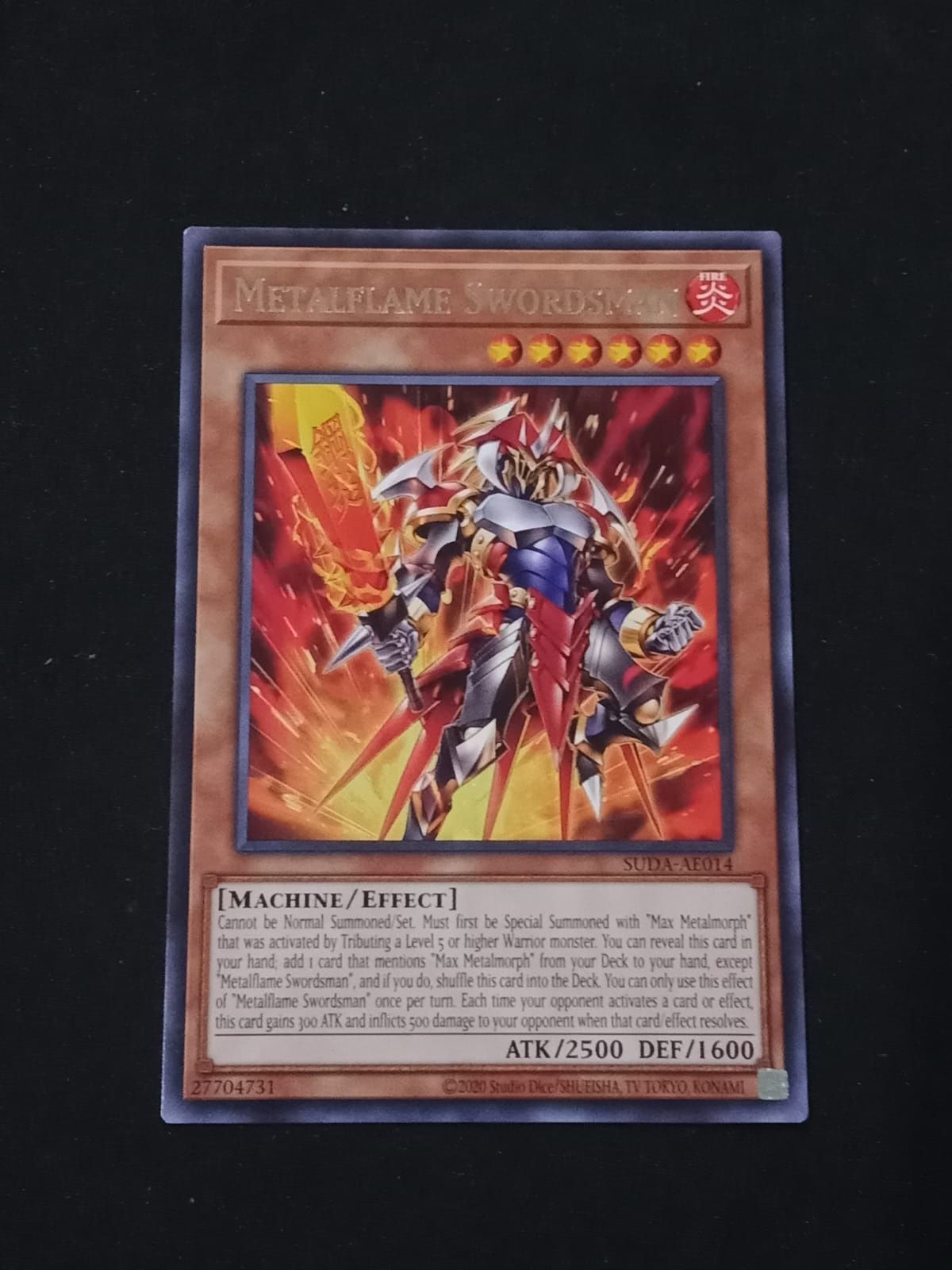 SUDA-AE014 Metalflame Swordsman Rare