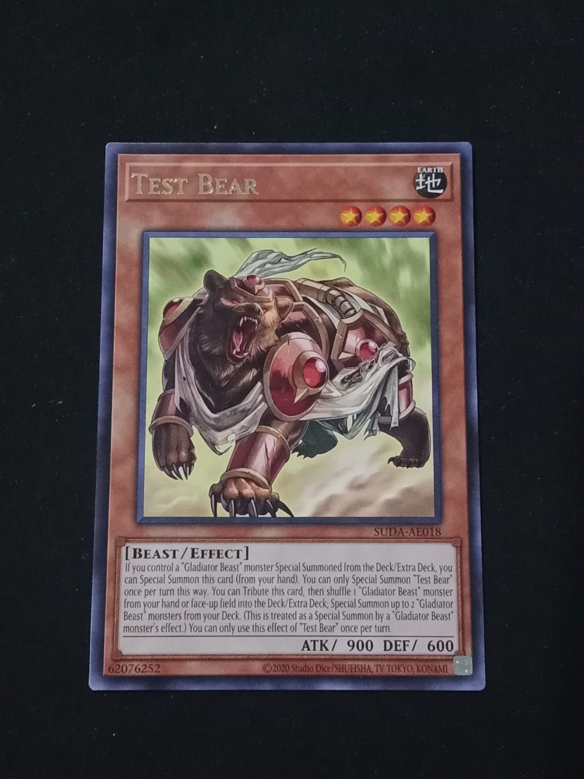 SUDA-AE018 Test Bear Rare
