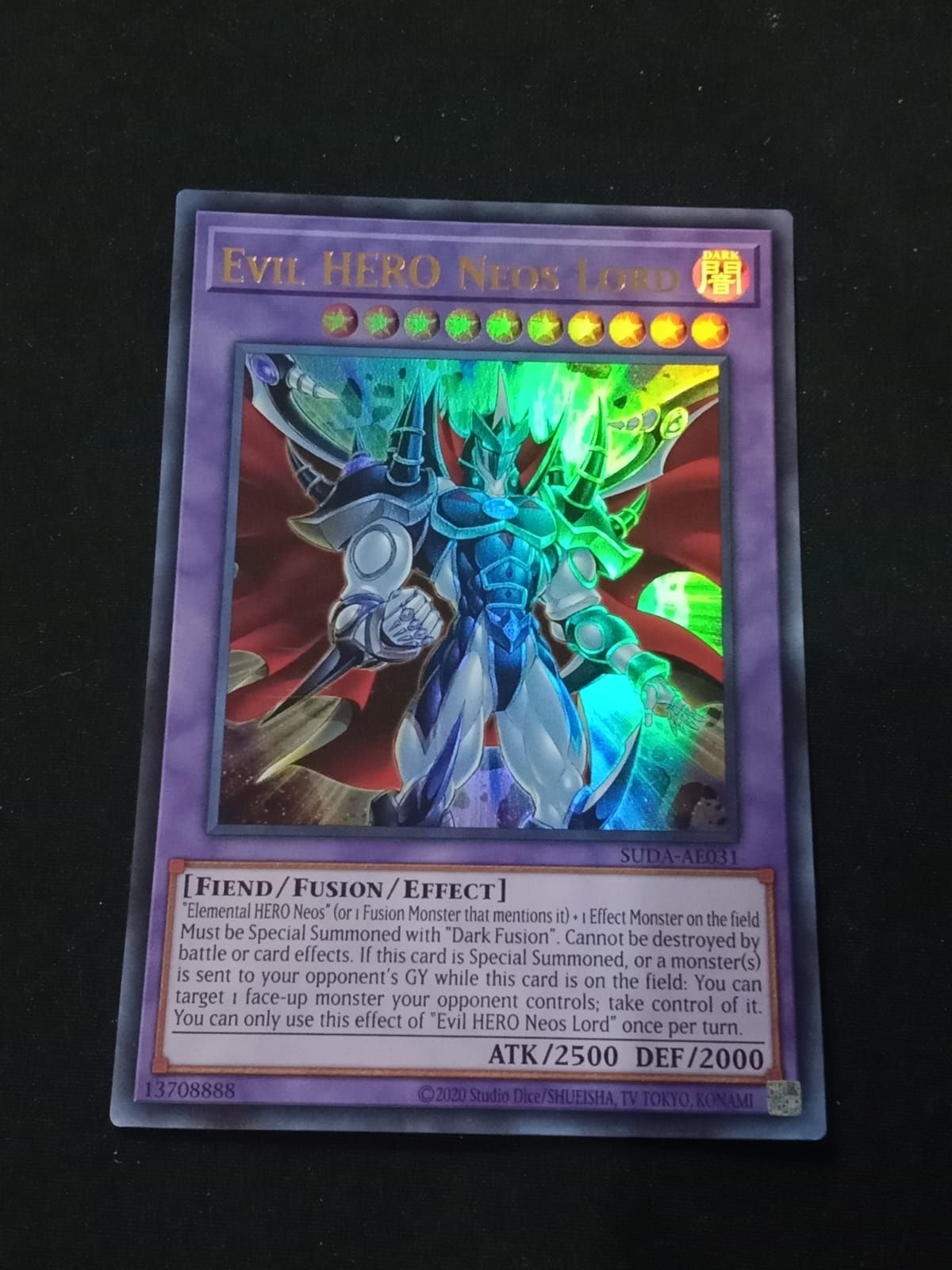 SUDA-AE031 Evil HERO Neos Lord Ultra Rare