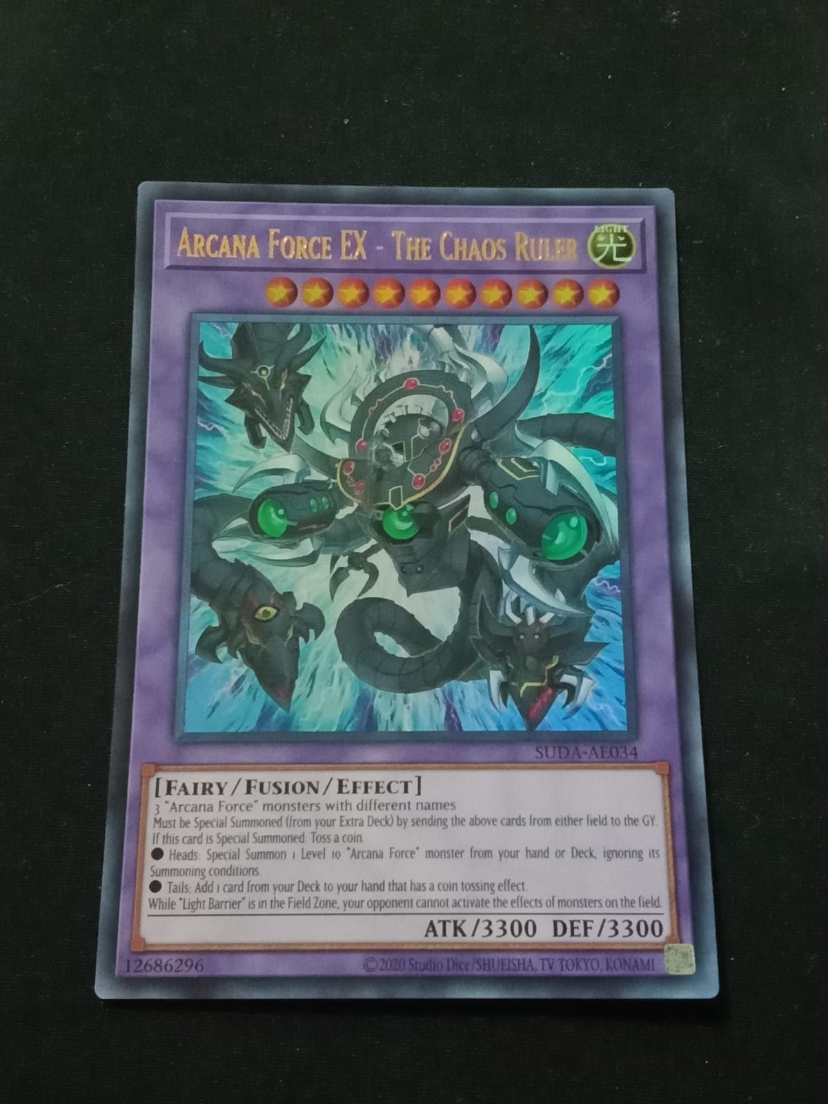 SUDA-AE034 Arcana Force EX - The Chaos Ruler Ultra Rare