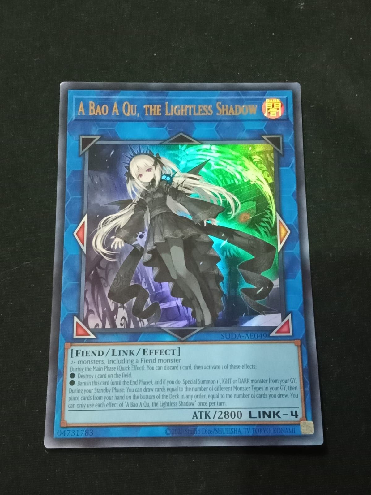 SUDA-AE049 A Bao A Qu, the Lightless Shadow Ultra Rare