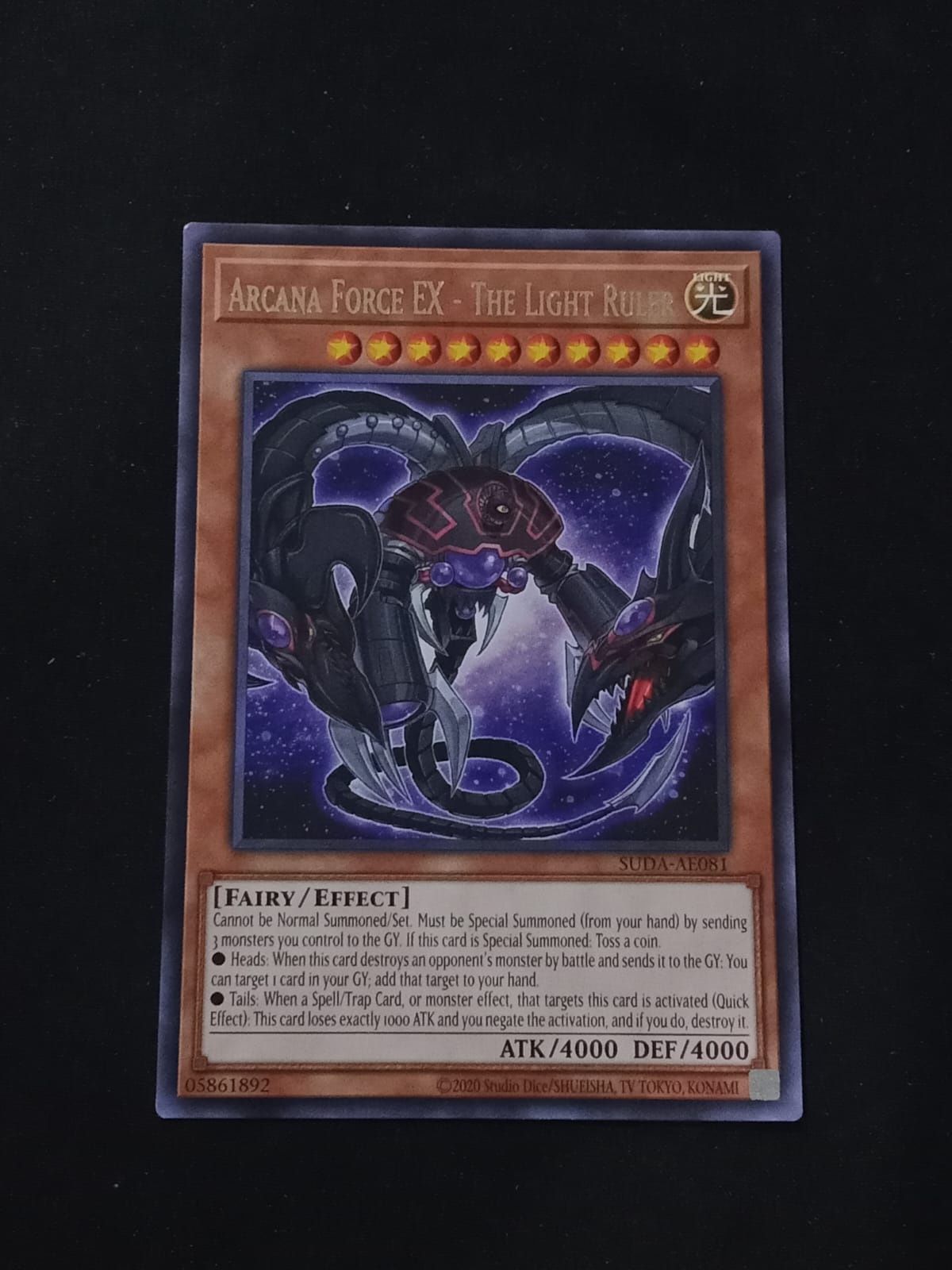 SUDA-AE081 Arcana Force EX - The Light Ruler Rare