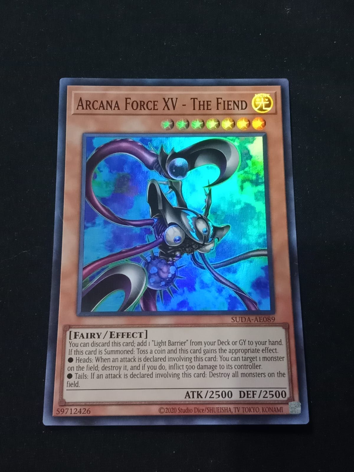 SUDA-AE089 Arcana Force XV - The Fiend Super Rare