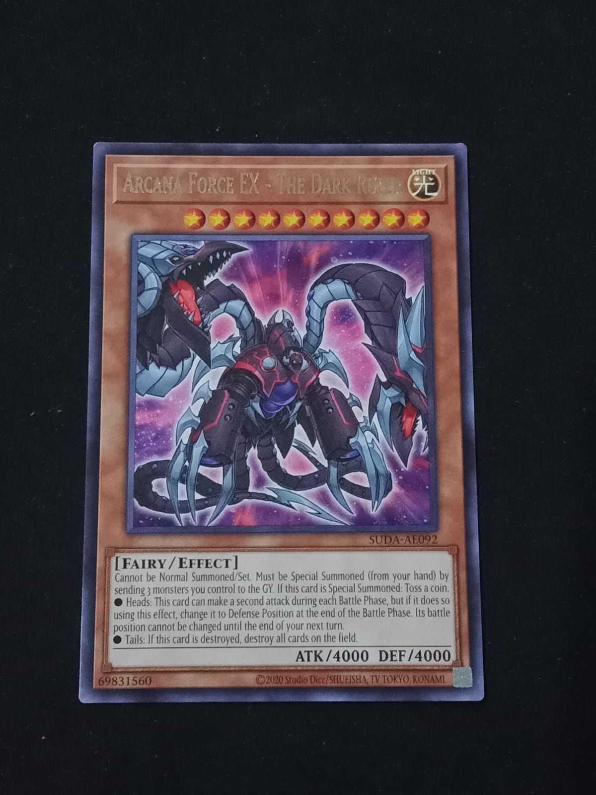 SUDA-AE092 Arcana Force EX - The Dark Ruler Rare