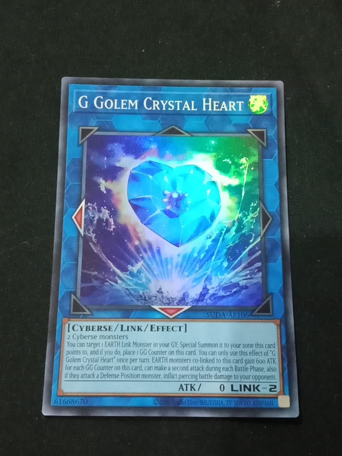 SUDA-AE106 G Golem Crystal Heart Super Rare