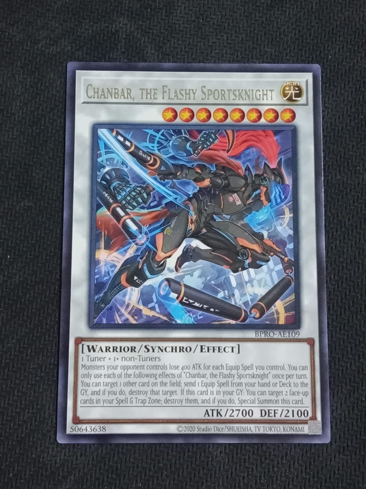 BPRO-AE109 Chanbar, the Flashy Sportsknight Rare