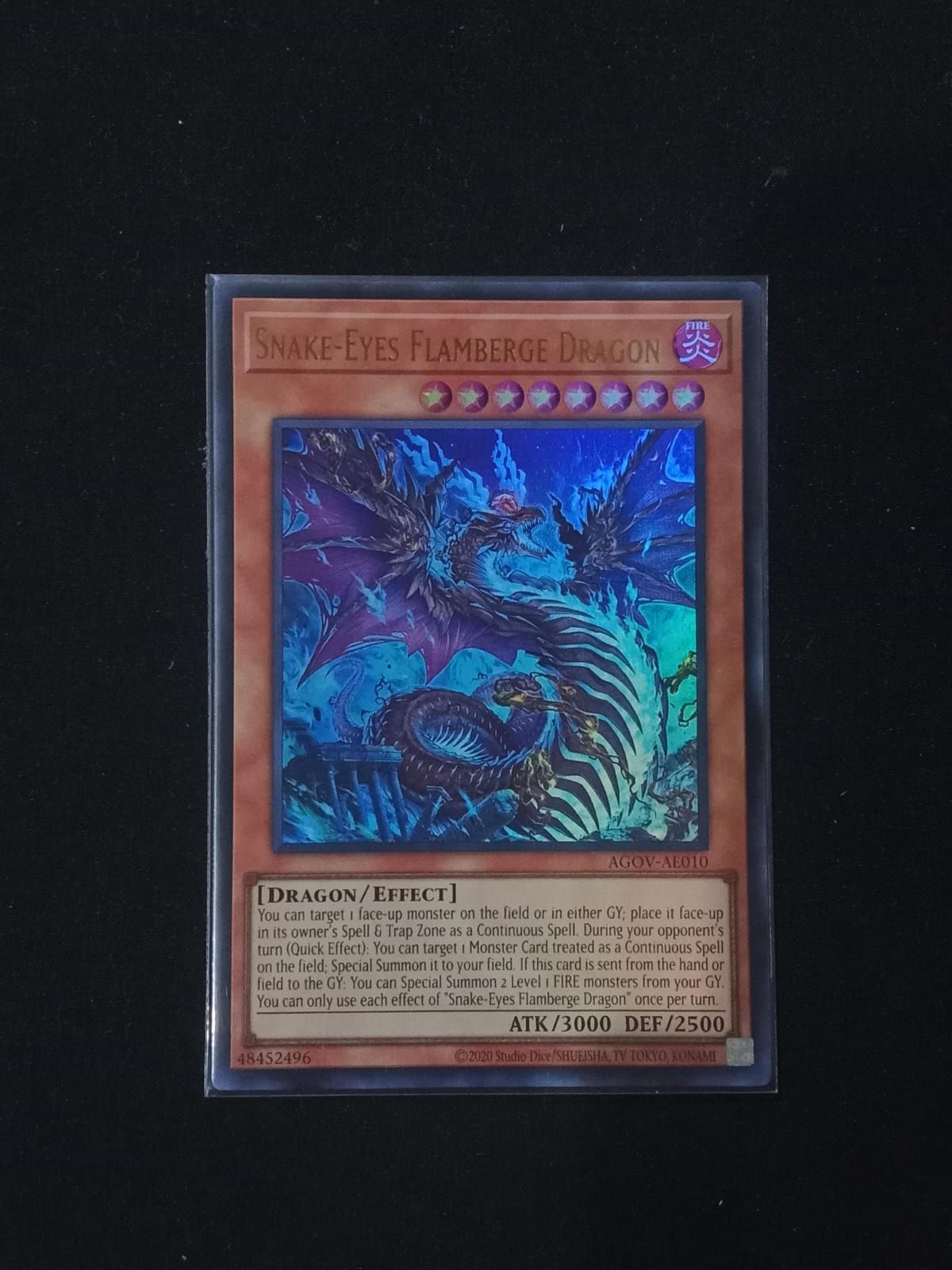 AGOV-AE010 Snake-Eyes Flamberge Dragon Ultra Rare