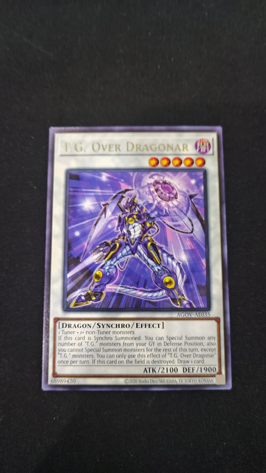 AGOV-AE035 T.G. Over Dragonar Rare