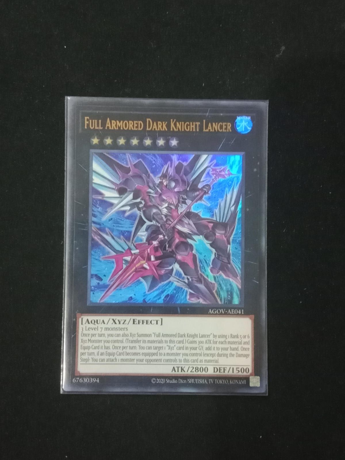 AGOV-AE041 Full Armored Dark Knight Lancer Ultra Rare
