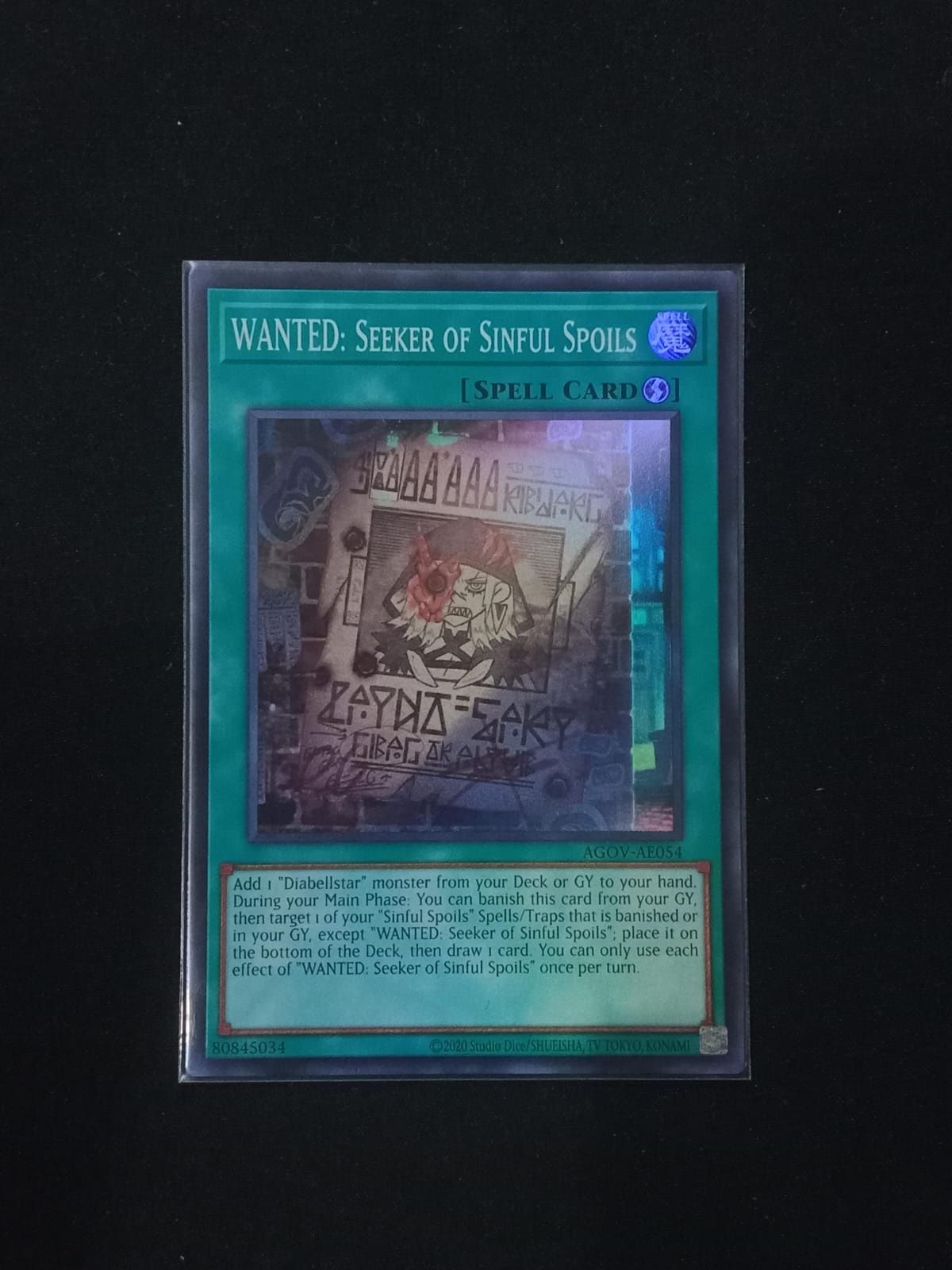 AGOV-AE054 WANTED: Seeker of Sinful Spoils Super Rare