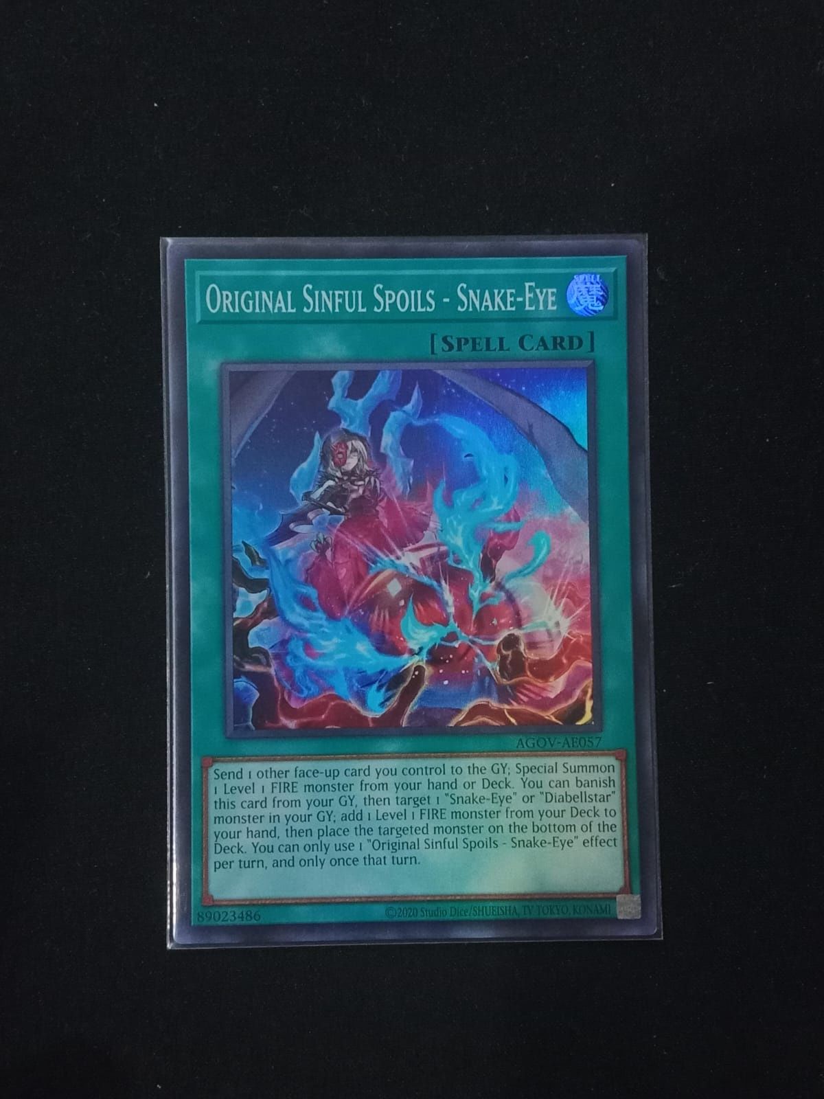 AGOV-AE057 Original Sinful Spoils - Snake-Eye Super Rare