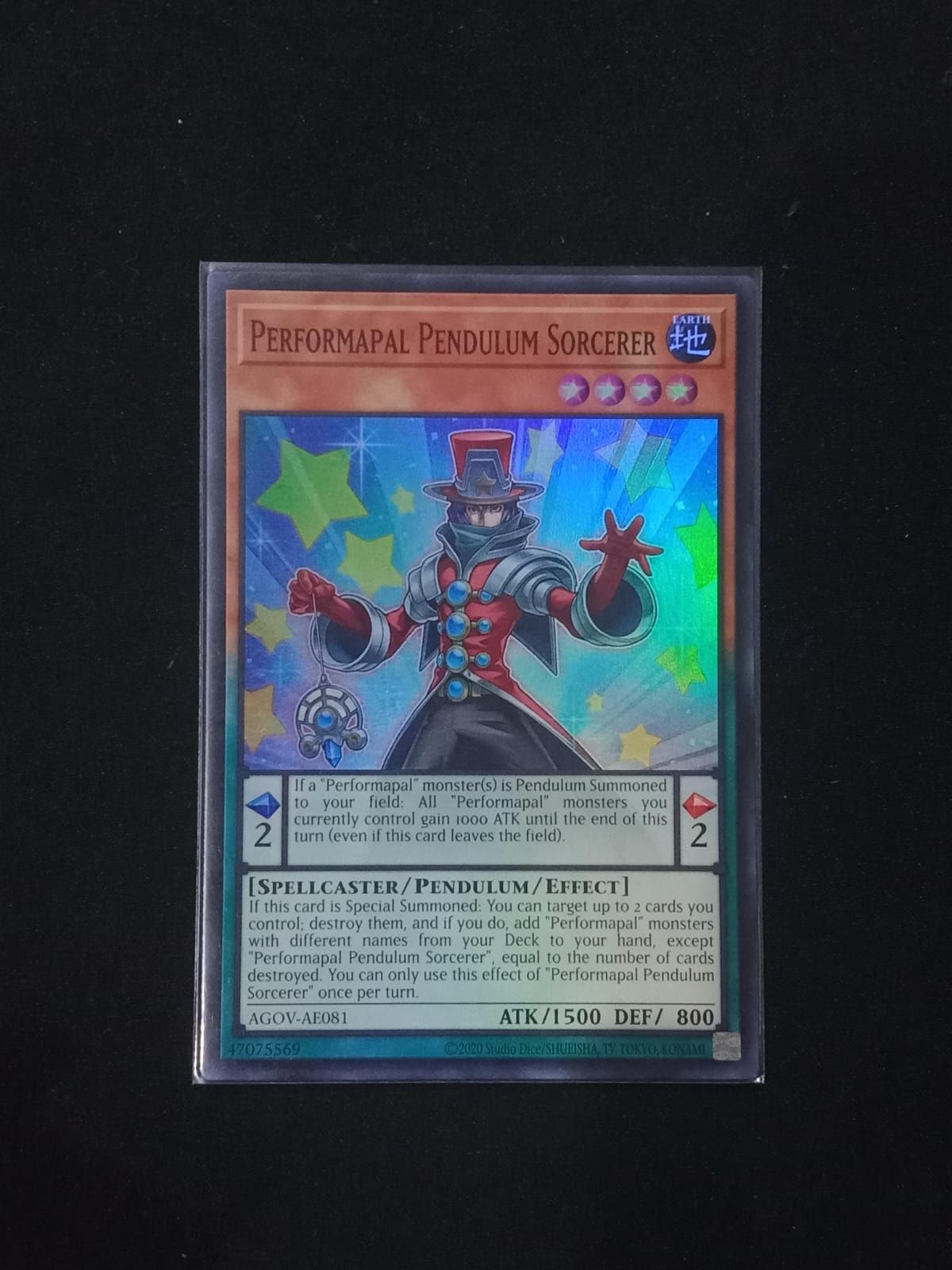 AGOV-AE081 Performapal Pendulum Sorcerer Super Rare