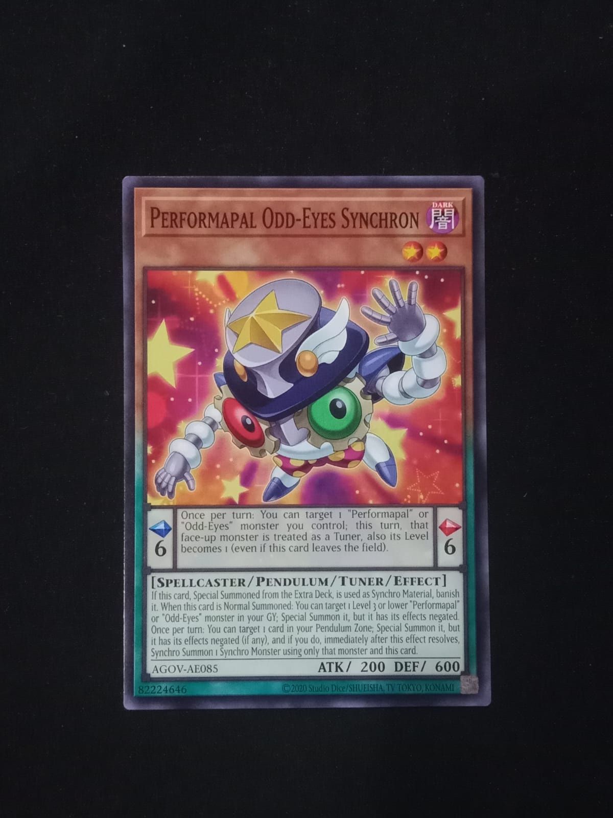 AGOV-AE085 Performapal Odd-Eyes Synchron Common